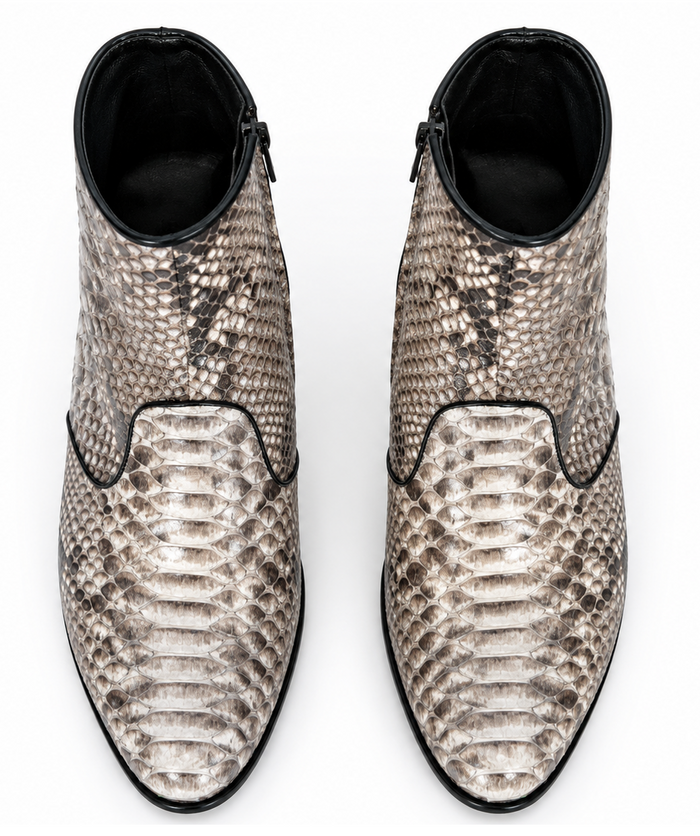 Botines Charros de Piton Original Completo LAB-635749