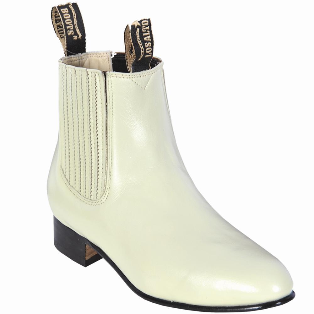 Botines Charros de Venado Original Hueso