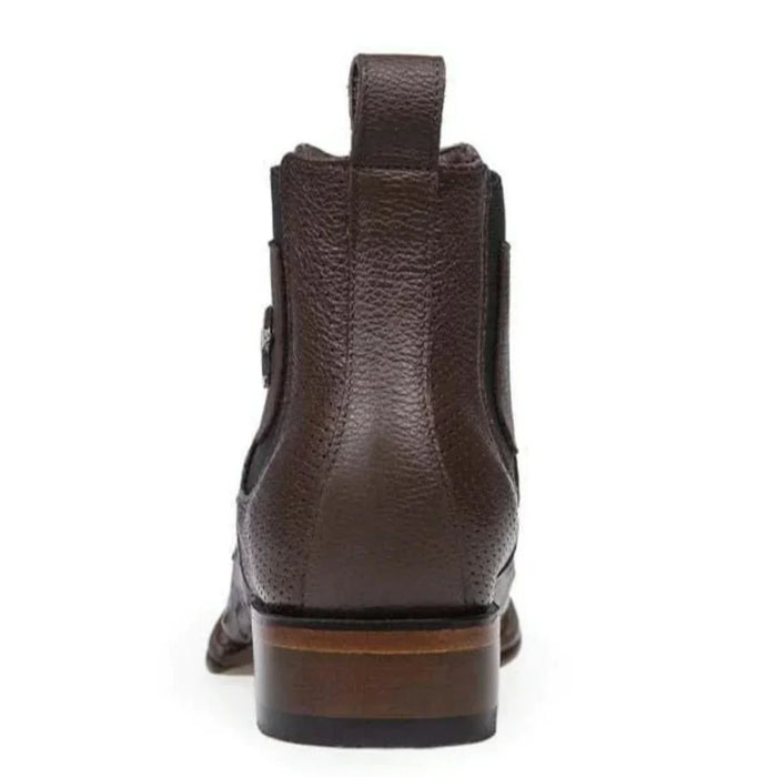 Avestruz Square Toe Western Boot by Los Altos Boots