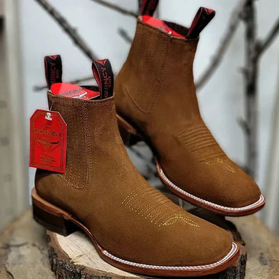 Botines Charros de Gamuza Original by Quincy Boots