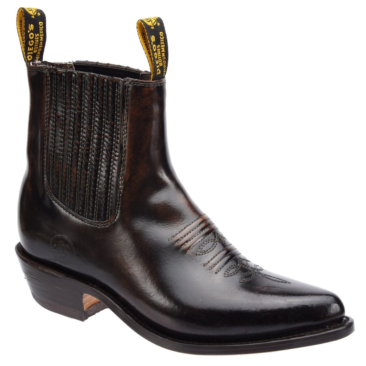 Botines Charros de Piel Acabado Camaleon DIE-63VC07