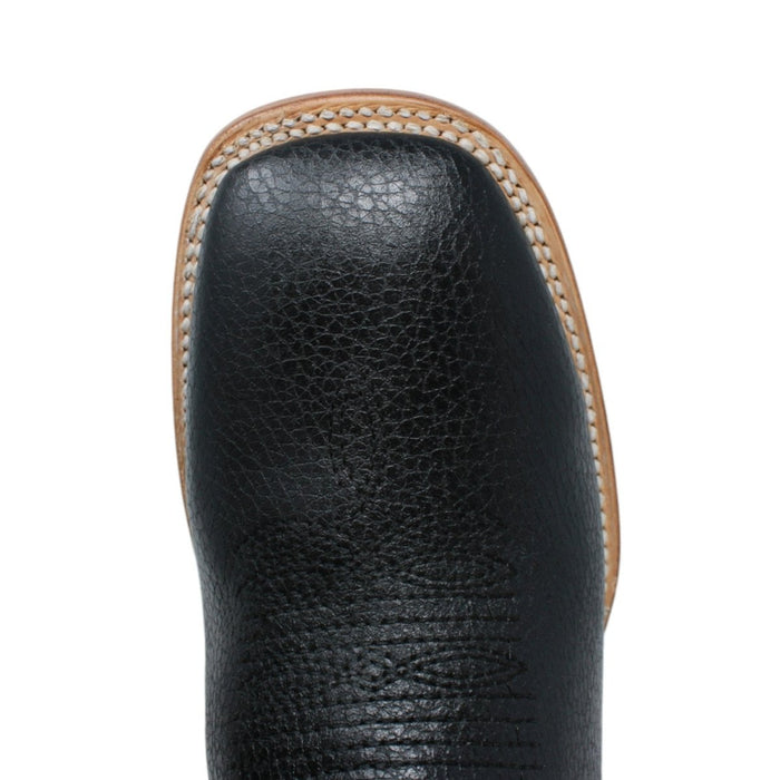 Botines Charros Quincy Punta Cuadrada Negro DIE
