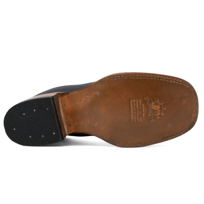 Botines Charros Quincy Punta Cuadrada Negro DIE