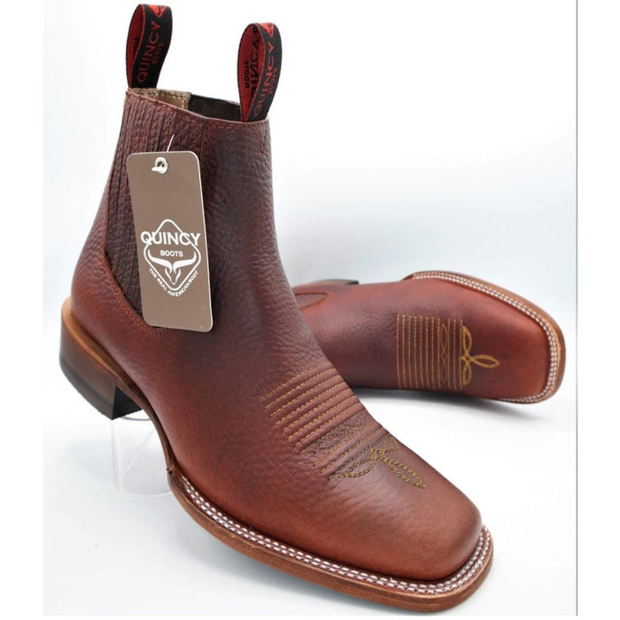 Botines Charros Quincy con Punta Cuadrada