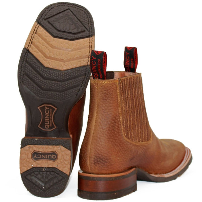 Botines Charros Quincy con Punta y Suela de Hule
