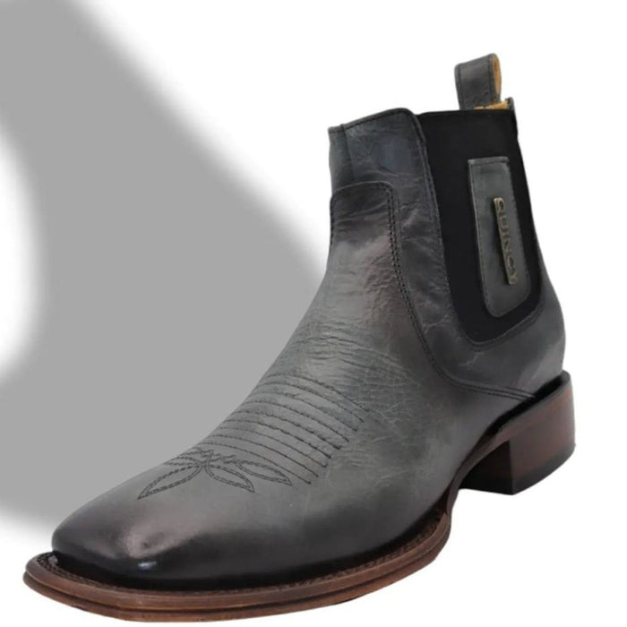 Botines Charros Quincy Cuero Volcano Square Toe