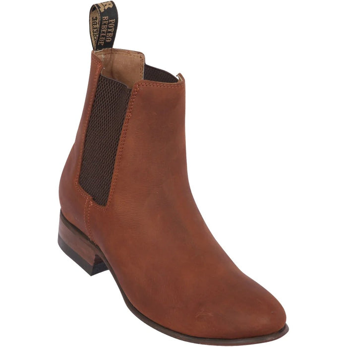 Botines Chelsea Gamuza Shedron Suela Hule Quincy Boots