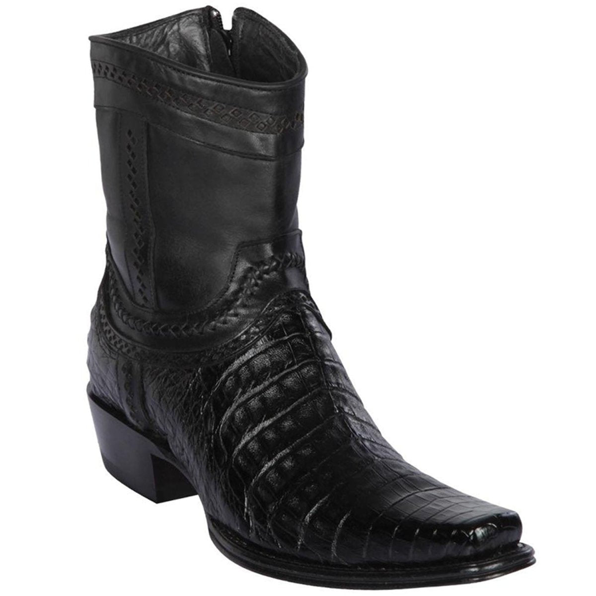 Botines Caiman Panza Punta Europea Negro LAB-76B8205