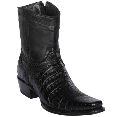 Botines Caiman Panza Punta Europea Negro LAB-76B8205