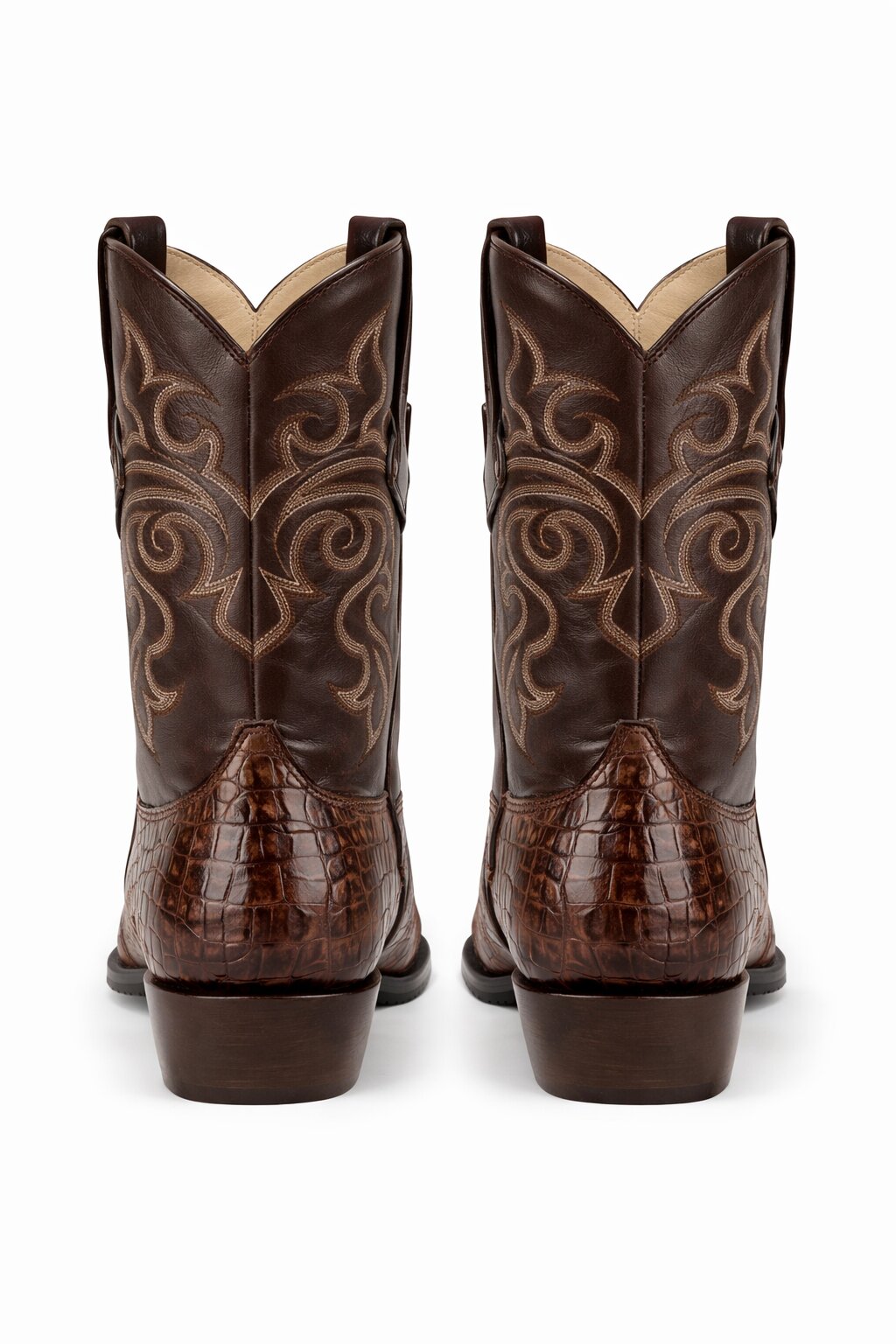 Men's Los Altos Caiman Tail Snip Toe Boots