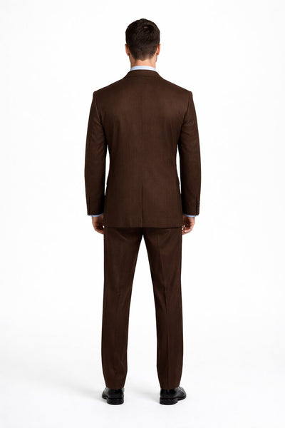 Single Breasted 2 Button Solid Brown Cheap Priced Unique Fashion Designer Men's Dress blazers Sale