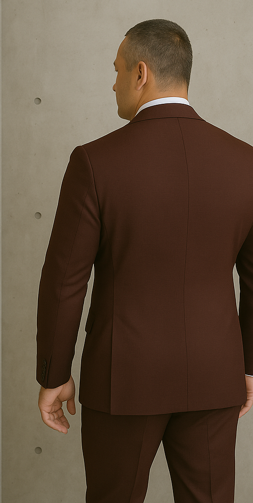 Italian Made 2 Piece Wool Suit by Statement