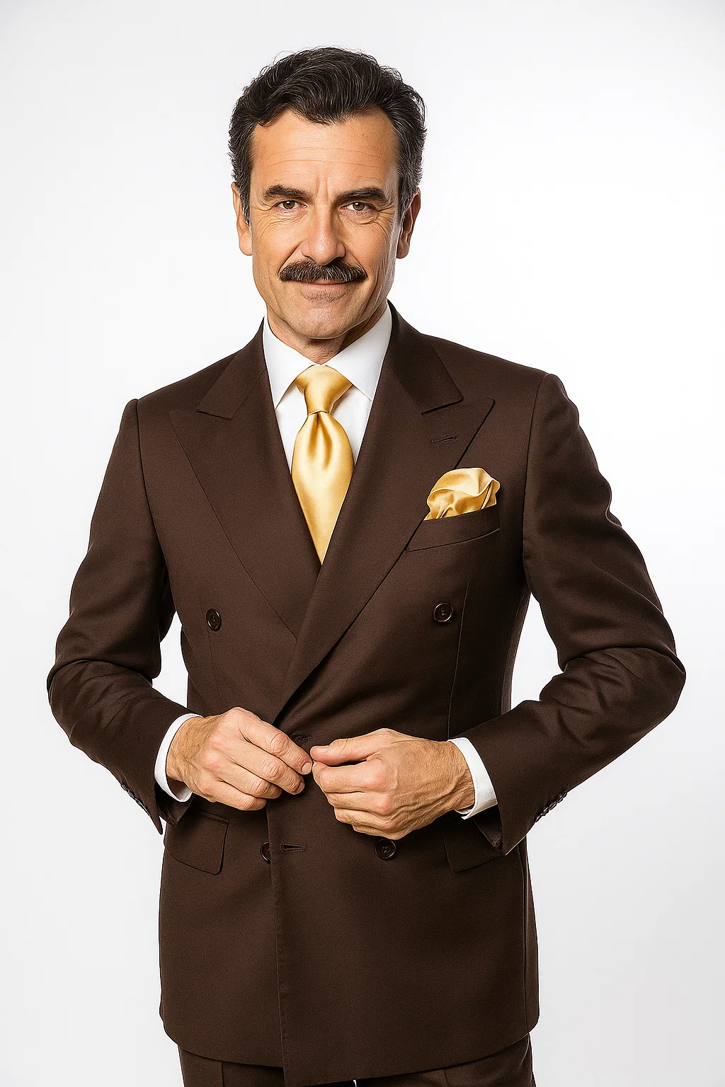 Classic Fit in Brown Color by Rossiman