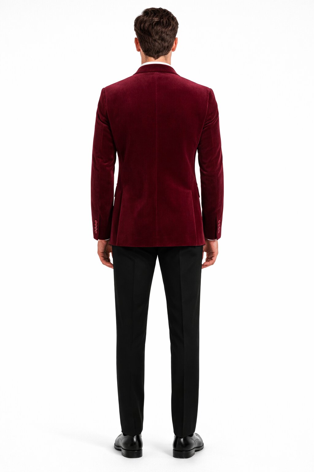 Men's Fashion 2 Button Velvet Jacket Royal Blue Men's blazer Jacket