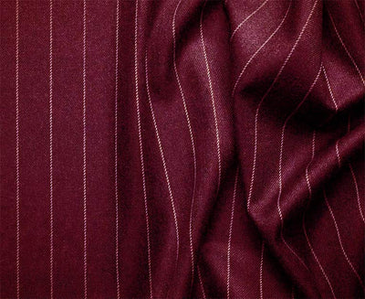 Odyssey Burgundy Stripe 3 Piece Suit by Vinci