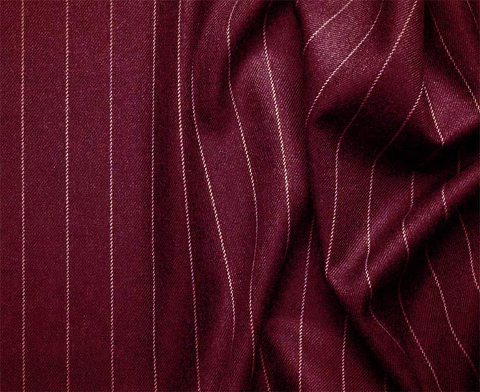 Odyssey Burgundy Stripe 3 Piece Suit by Vinci