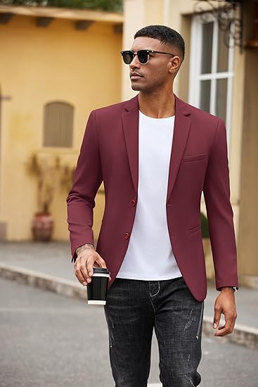 Men's Knit Blazer - AlligatorWarehouse