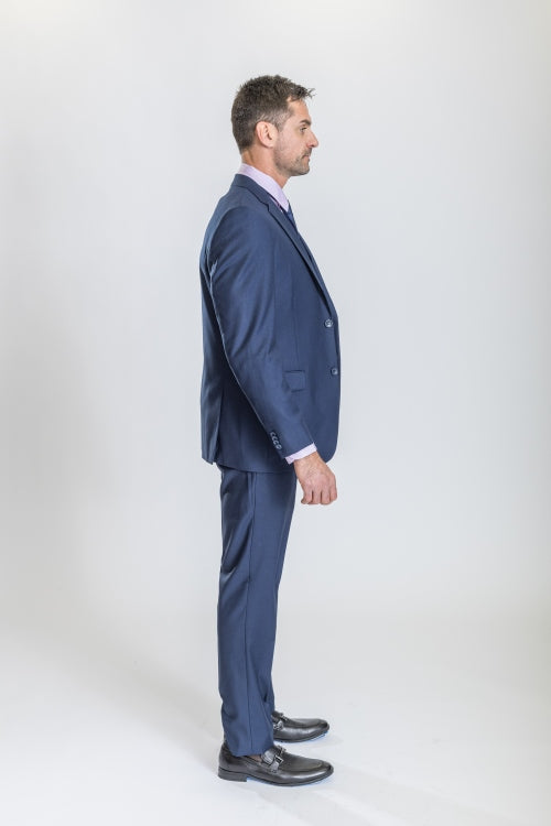 Caravelli Suit - Designer Caravelli Jacket and Pants in Color Solid Midnight Blue