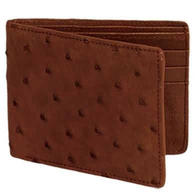 Cartera Avestruz Original Cafe by Parahombreusa