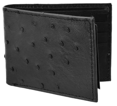 Cartera de Avestruz Original Negro