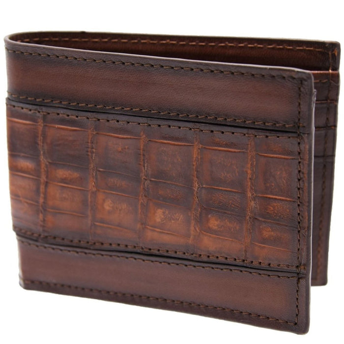 Cartera Belly de Cocodrilo Original Café