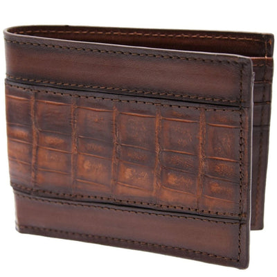 Cartera Belly de Cocodrilo Original Café