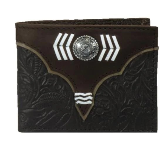 Cartera de Cuero Cincelado Tombstone Café
