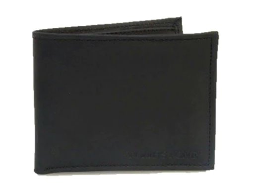 Cartera de Cuero Original Tombstone Negra Lisa
