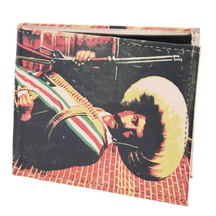 Cartera de Piel con Impresión de Zapata