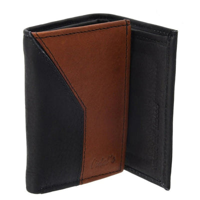 Cartera de Piel negra hecha en México
