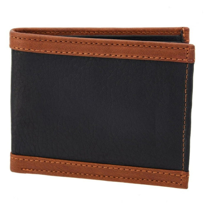 Cartera de Piel Negra Hecha en México