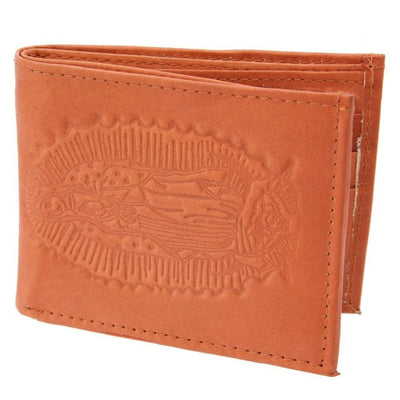 Cartera de Piel con Grabado Guadalupano