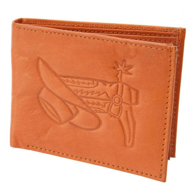 Natural Leather Cartera by Parahombreusa
