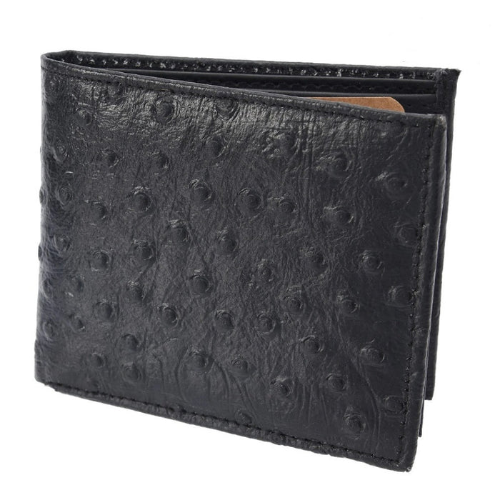 Cartera de Piel Negra Hecha en México