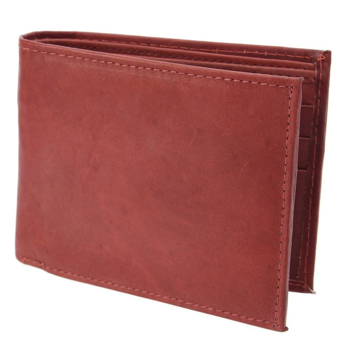 Cartera de Piel Cognac Hecha en México