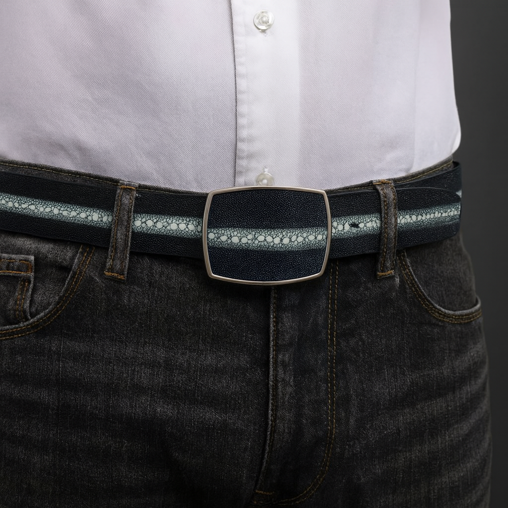 Cinto Vaquero de Mantarraya Original para Hombre