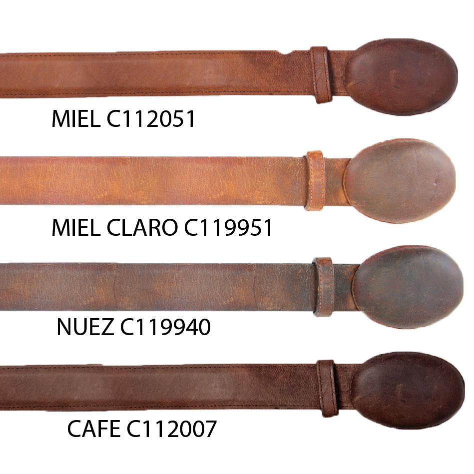 Cinto Vaquero de Piel CB-C11PIELV para Hombre