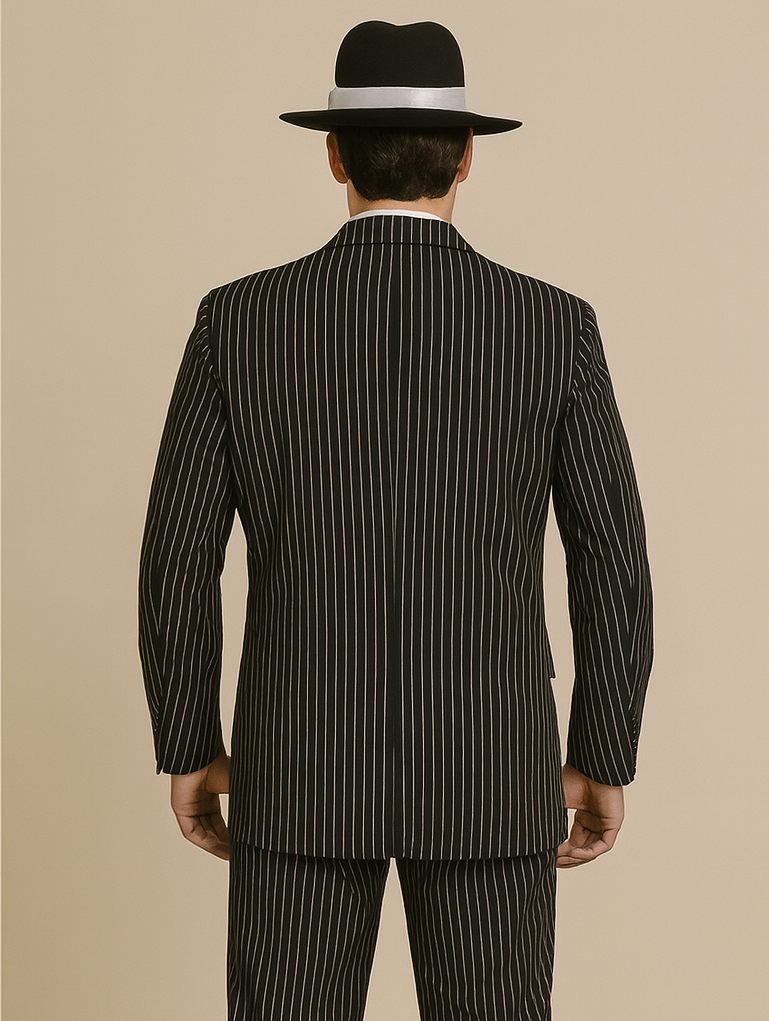 classic-gangster-jet-black-white-pinstripe