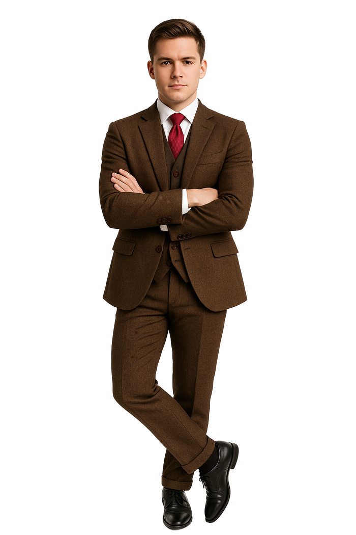 Mens Great Gatsby Costume - Great Gatsby Suit - Gatsby Clothes (Vest + Pants + Suit Shirt Tie Package)