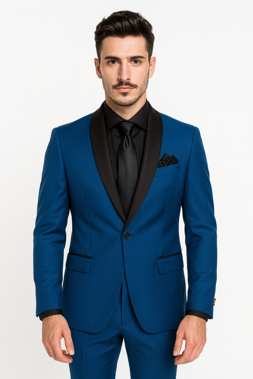 Cobalt Blue Tuxedo Suit