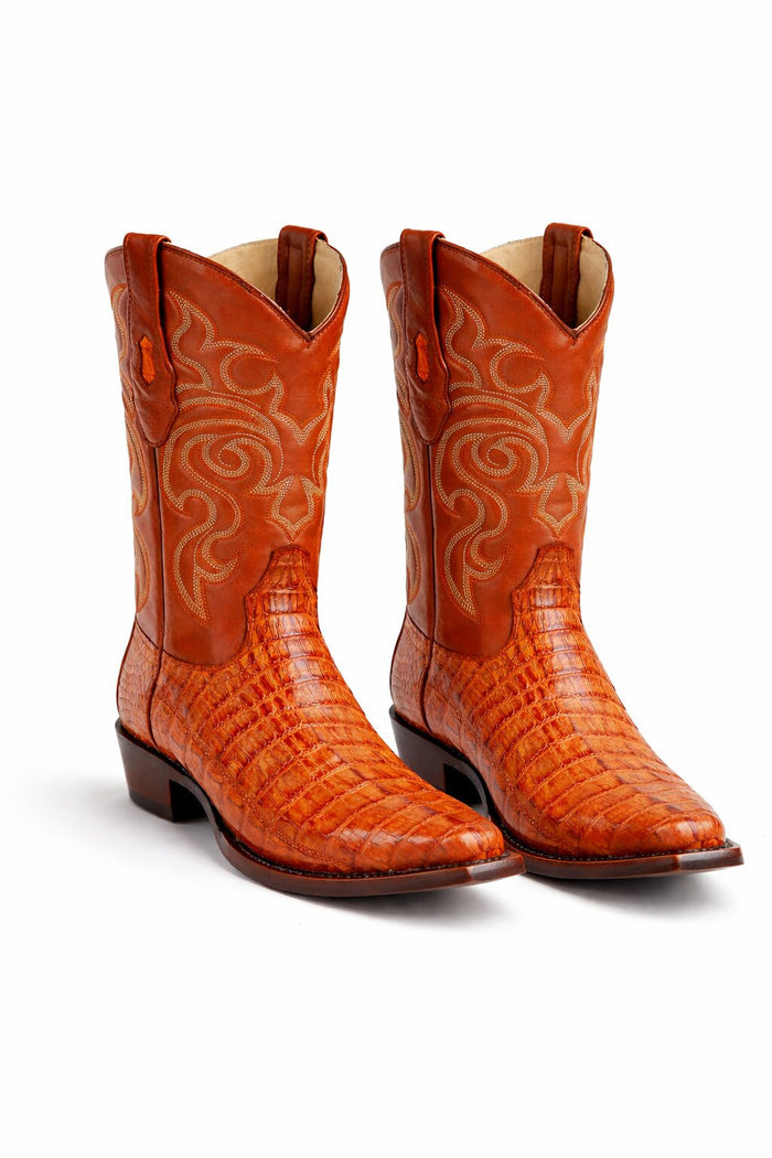 Men's Los Altos Caiman Tail Snip Toe Boots