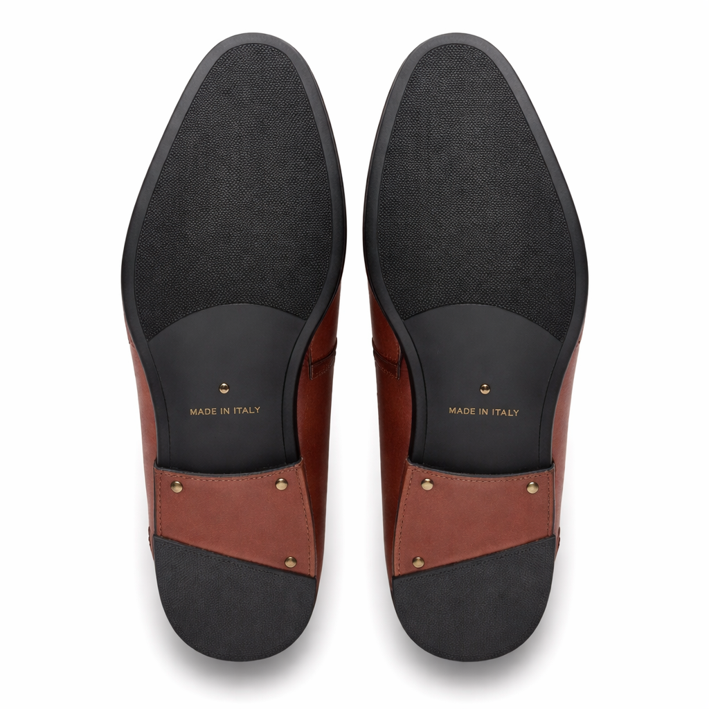 Teju Lizard Skin Bit Slip-ons by Los Altos