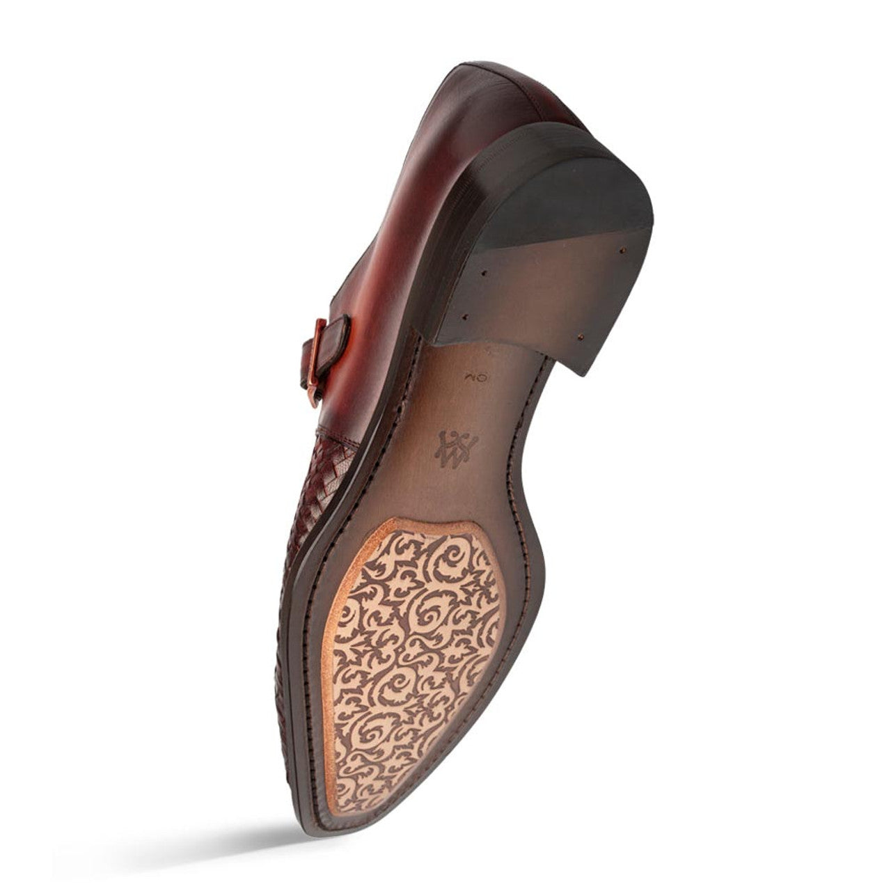 Mezlan Temi Monk Strap Calfskin Shoes