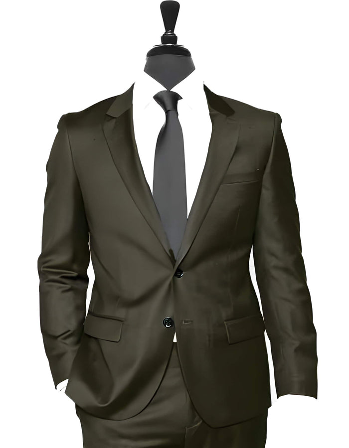 Alberto Nardoni Two Button Dark Navy Blue Suit For Men Vested 3 Pieces Summer Linen Wedding/Groom/Groomsmen Suit Jacket & Pants & Vest Suit - Mens Linen Suit