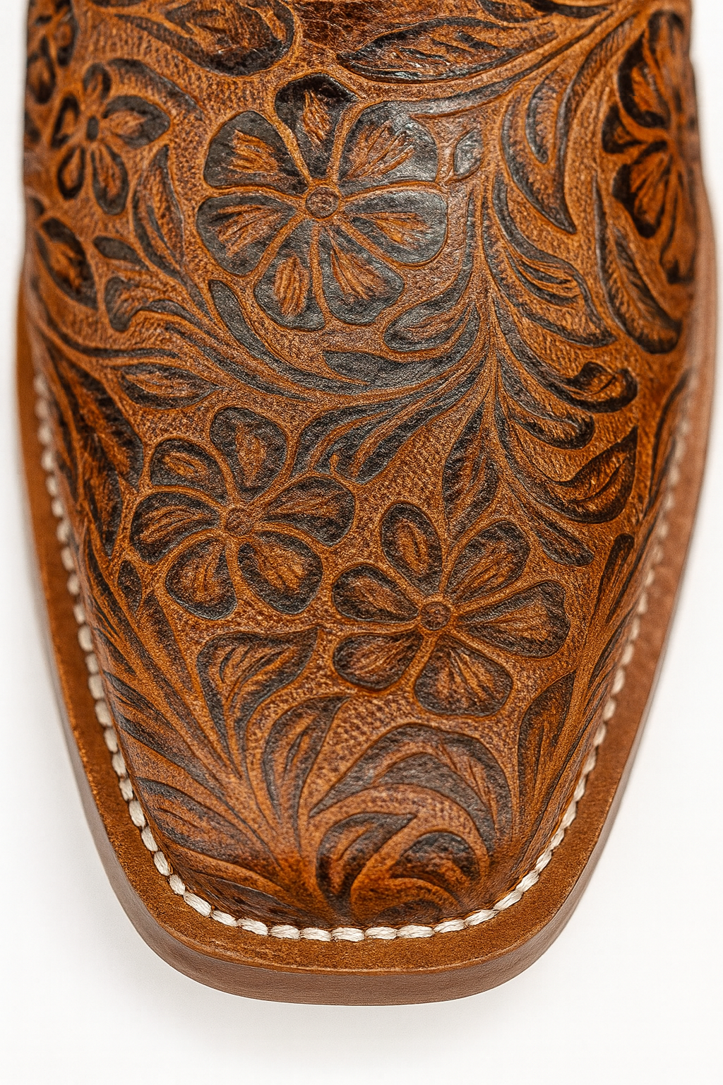 Hand Tooled Cowboy Boots Print