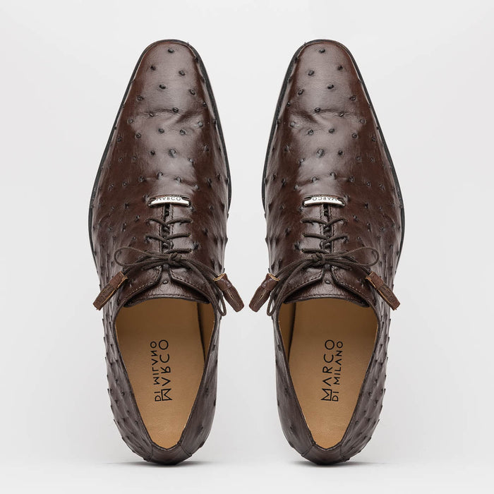 Marco_Di_Milano Criss Brown Leather Dress Shoe