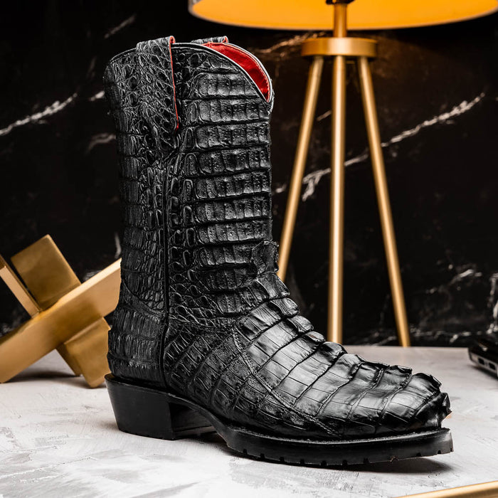 Marco_Di_Milano Marlboro Black Leather Oxfords