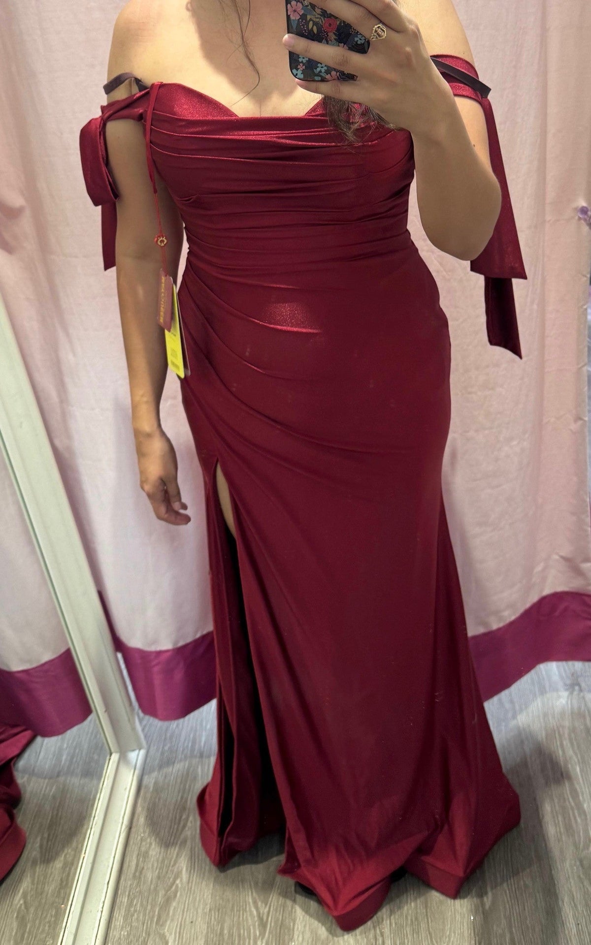 Prom Dress Stretchy Off The Shoulder Plus Size Gown for a Wedding Guest