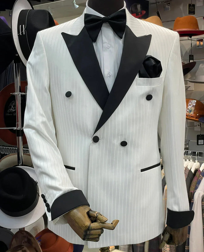 Black Gatsby Tuxedo - 1920s Classic Formal Suit