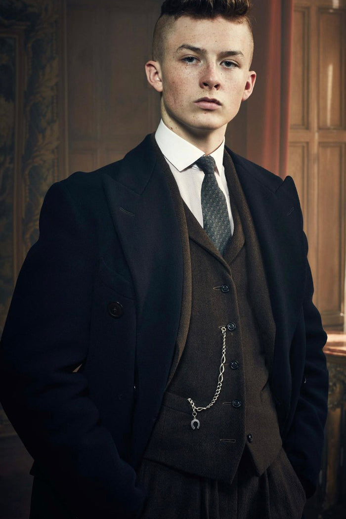 Finn Shelby Vested Suit & Overcoat Costume